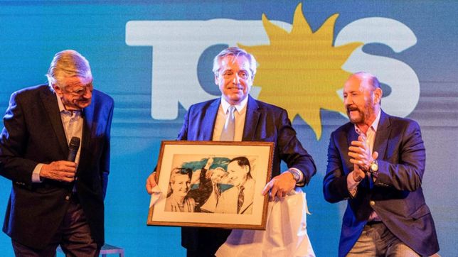 desde el pj, fernandez dio senales de institucionalizacion del frente de todos