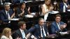 El bloque Hacemos Coalición Federal, durante el debate de la ley ómnibus. El bloque Hacemos Coalición Federal, durante el debate de la ley ómnibus.