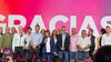 Patricia Bullrich junto a Mauricio Macri, María Eugenia Vidal y Horacio Rodríguez Larreta entre otros.