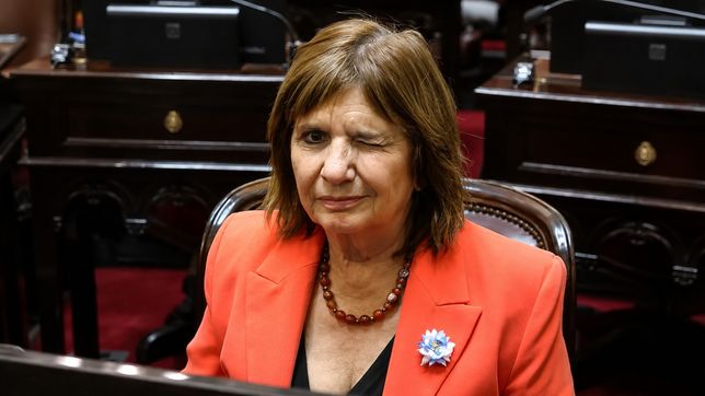 Patricia Bullrich, presidenta del bloque de LLA en el Senado.