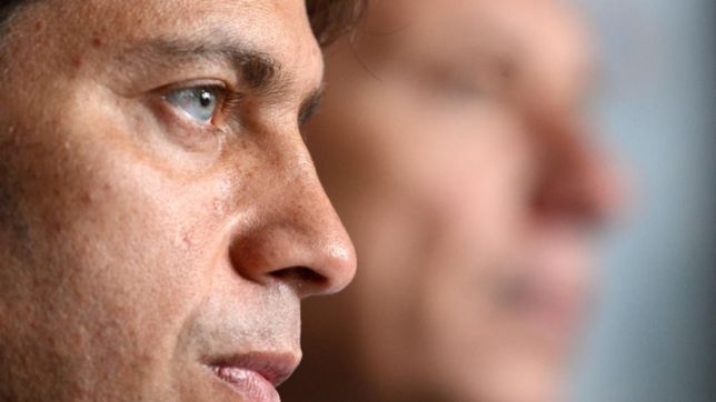 kicillof, a la intemperie