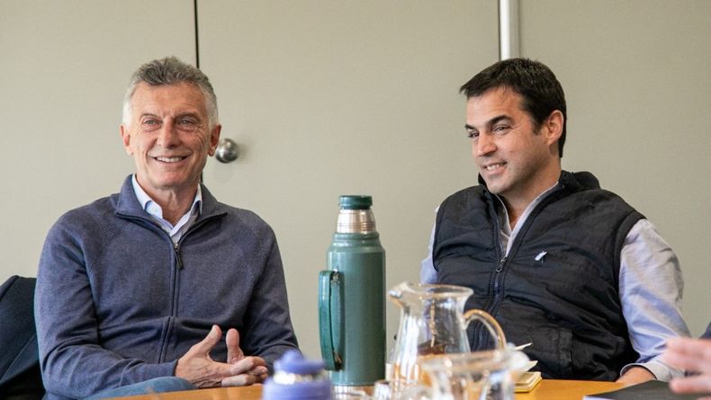 Mauricio Macri y Ramón Lanús, hace diez días en San Isidro.