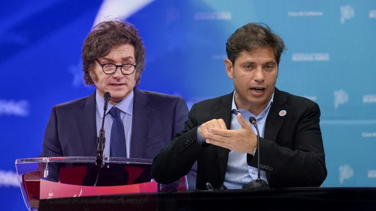 Javier Milei vs. Axel Kicillof