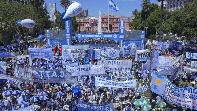 La CGT mostró su poder de movilización callejera&nbsp;