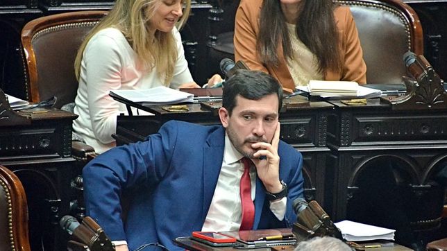 Martín Arjol, diputado de la UCR que apoya a Javier Milei. 