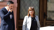 La ministra de Seguridad, Patricia Bullrich, y Luis Petri.