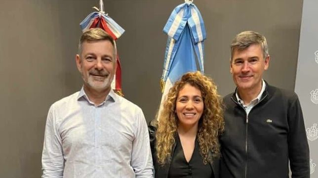 Daniel Passerini y Javier Pretto junto a Yanina Vargas, otra de las referentes cordobesas del PRO que se sumaron a Hacemos Unidos por Córdoba