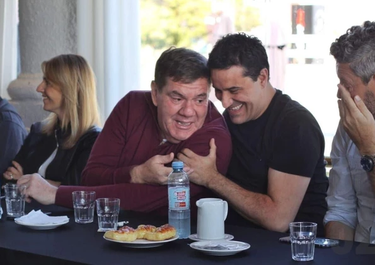 Guillermo Montenegro y Maximiliano Abad.
