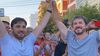 El senador Torres celebró con el candidato a intendente Merino el triunfo del PRO sobre la UCR en Trelew.&nbsp;