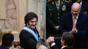 Javier Milei en el Congreso