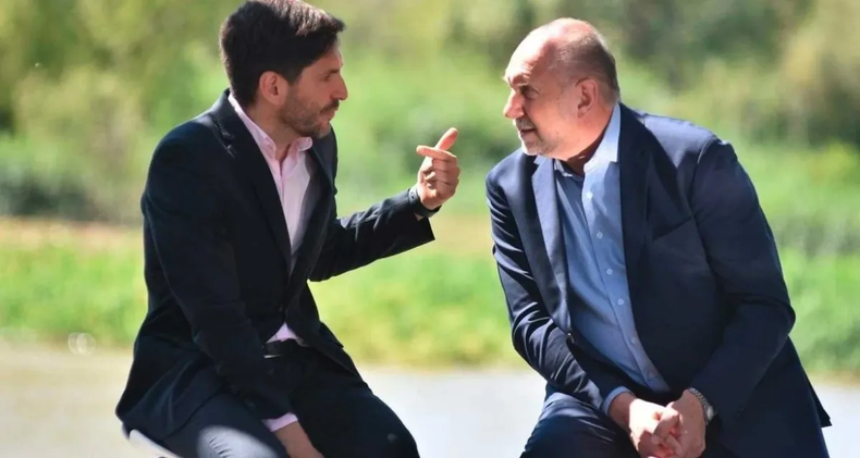 Omar Perotti y Maximiliano Pullaro, un buen vinculo que parece desembocar en reforma constitucional.