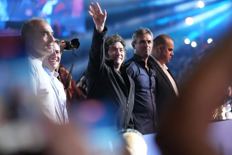 Javier MIlei copó la noche del Festival de Jesús María