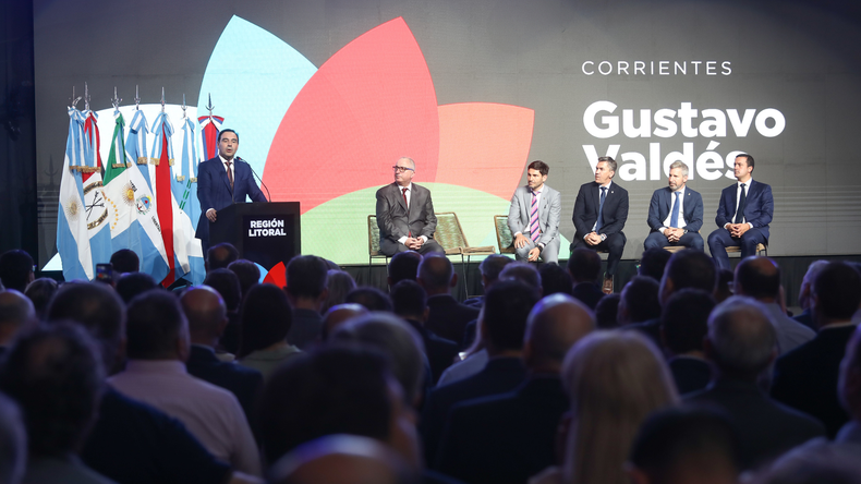 Gustavo Valdés, elegido presidente pro témpore de la Región Litoral recibirá a los equipos técnicos este martes. 