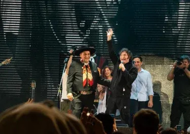 Javier MIlei le dedicó a Córdoba la canción popular Amor Salvaje del Chaqueño Palavecino