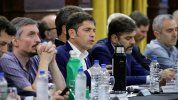 Wado de Pedro, Mámimo Kirchner, Axel Kicillof, Carlos Bianco y Cuervo Larroque