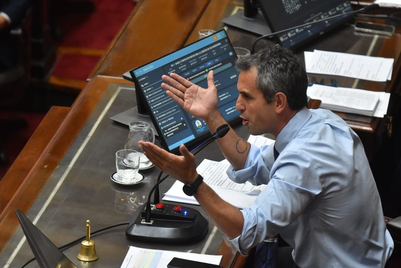 Martín Menem, presidente de Diputados de Javier Milei.