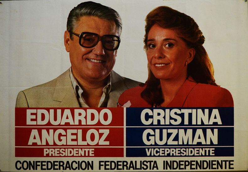 Cristina Guzmán fue candidata a vicepresidenta en 1989.