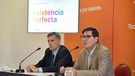 Los ministros de Educación, José Goity, y de Economía, Pablo Olivares, anunciaron las medidas dispuestas por el Gobierno de Maximiliano Pullaro.