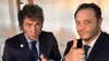 Javier Milei y Damián Reidel. Javier Milei y Damián Reidel.