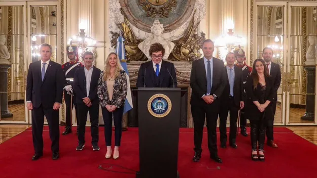 Cadena nacional de Javier MIlei.&nbsp;