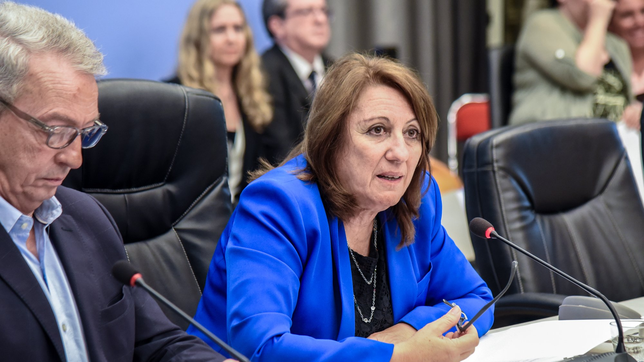 Mónica Fein, presidenta de un socialismo ciento por ciento opositor a Javier Milei.