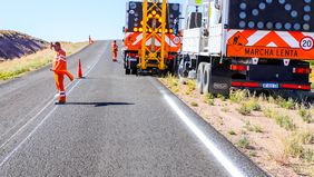 Una obra provincial en las rutas de Río Negro. El contraste existe con las carreteras nacionales 151 y 22, nodos de Vaca Muerta.