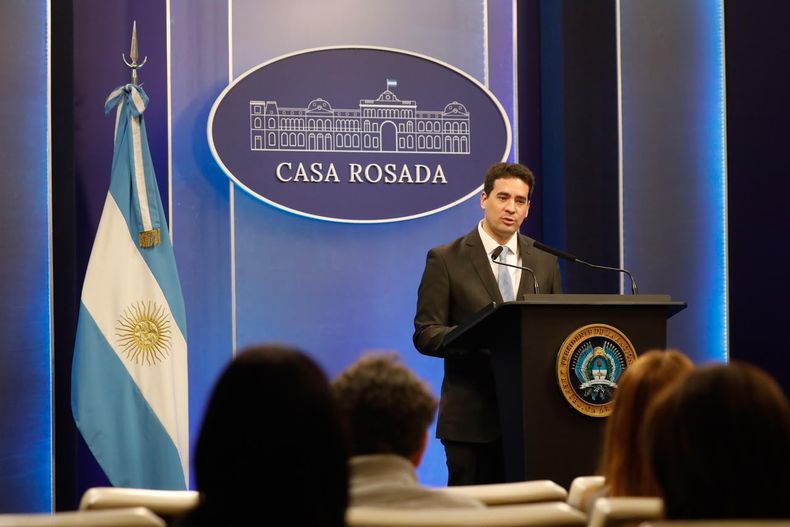Adrián Ravier, vocero presidencial.
