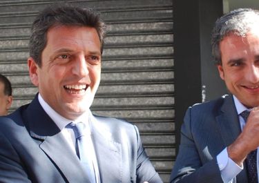 Sergio Massa y Oscar Cachi Martínez.