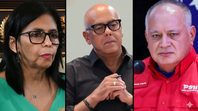 Los hermanos Delcy Rodriguez y Jorge Rodríguez son las cabezas visibles del chavismo pragmático. Diosdado Cabello es el histórico líder del ala radical.