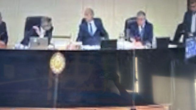 Borrosa. Llamó la atención la pésima calidad de la transmisión de la audiencia de CFK.