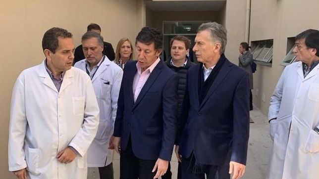 macri recorrio con posse el nuevo hospital materno infantil de san isidro