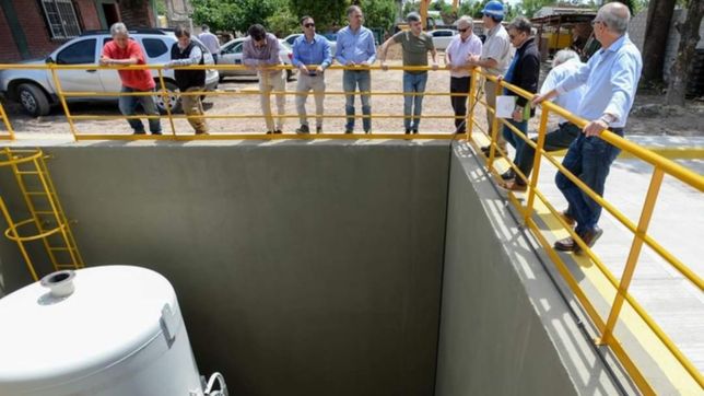 hurlingham: avanzan las obras de saneamiento en villa tesei