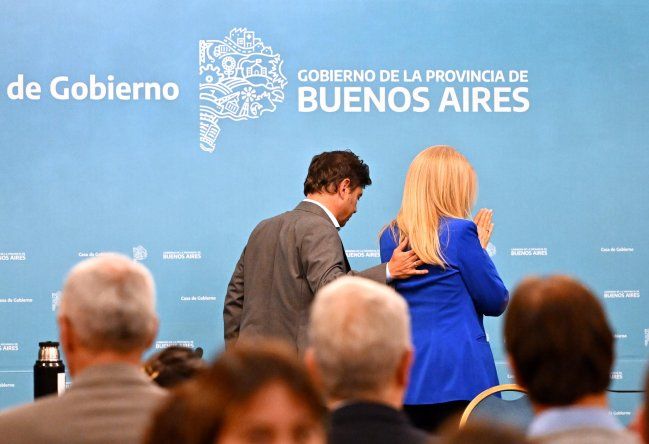 Axel Kicillof y Verónica Magario.