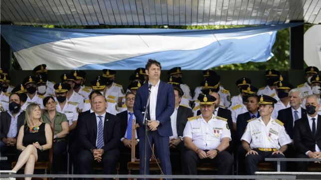 kicillof, a la policia: ?no vamos a soportar el incumplimiento de los dd.hh.?