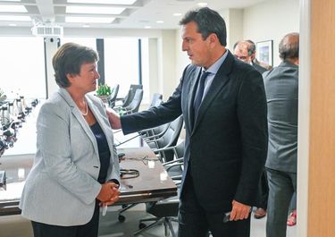 Massa y el FMI: enojos, reconocimientos y un reproche de Georgieva