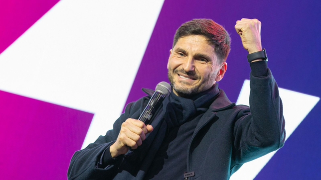 El gobernador de Santa Fe, Maximiliano Pullaro.