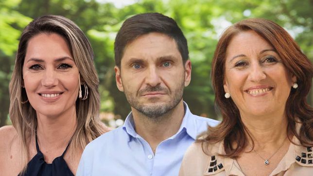 Carolina Losada, Maximiliano Pullaro y Mónica Fein, la interna de Unidos para Cambiar Santa Fe.