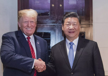 Donald Trump y Xi Jinping.