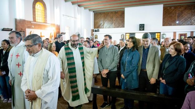 El cura Oberlin es un referente bien ponderado por todo el peronismo de Córdoba