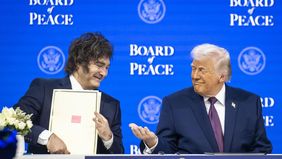 Javier Milei espera que su alineamiento con Donald Trump derive en un histórico giro de Estados Unidos sobre las islas Malvinas. Javier Milei espera que su alineamiento con Donald Trump derive en un histórico giro de Estados Unidos sobre las islas Malvinas.