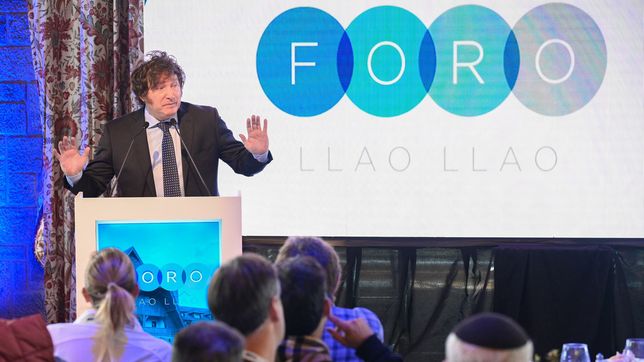 Javier Milei en el Foro Llao Llao 2023