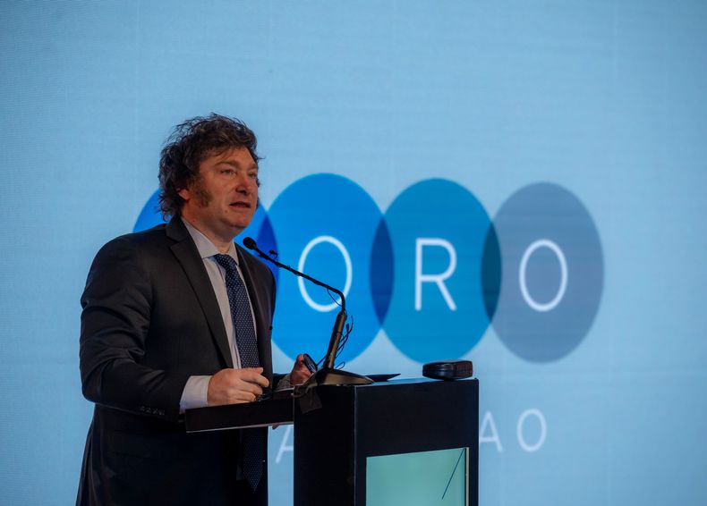Javier Milei en el Foro Llao Llao 2024