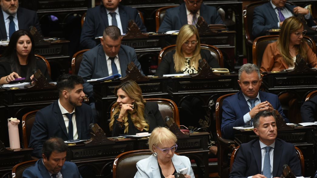 El bloque de La Libertad Avanza en Diputados.&nbsp;