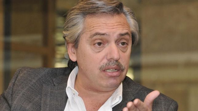 alberto fernandez: ?los que no quieren la unidad quieren que gane macri?