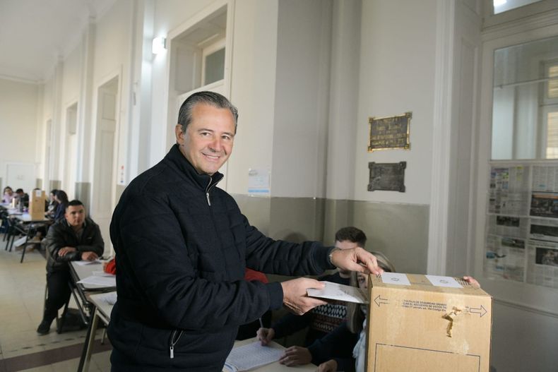 El candidato del peronismo Adán Bahl.