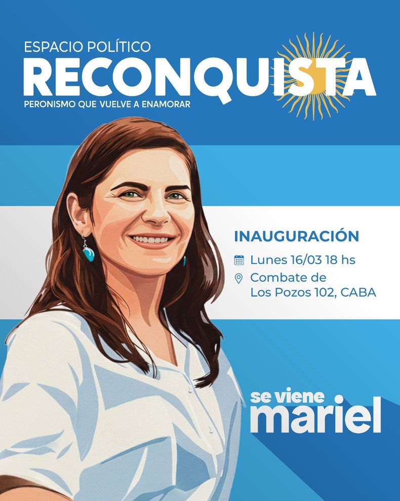 El espacio político Reconquista de Mariel Fernández desembarca en CABA.