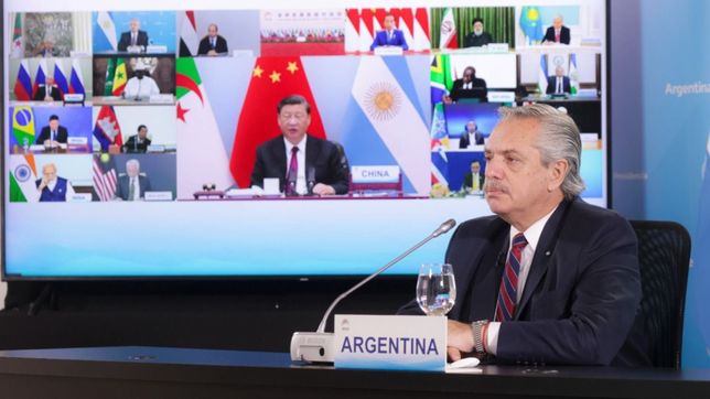 el presidente pidio cambios en el fmi y que argentina sea un brics pleno