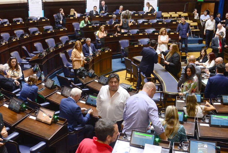 El recinto de la Cámara de Diputados. No hubo cuórum.