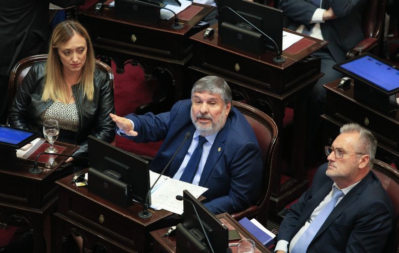 José Mayans, jefe de Unión por la Patria, que no pudo tratar el DNU de la SIDE José Mayans, jefe de Unión por la Patria, que no pudo tratar el DNU de la SIDE