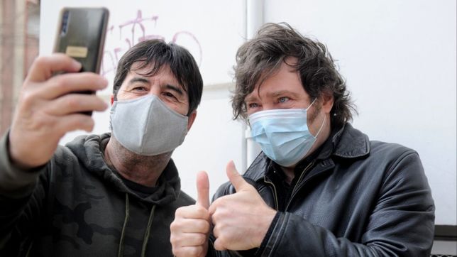 milei prendio fuego la veda